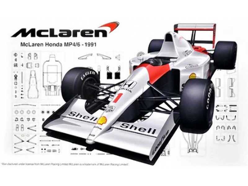 Mclaren Honda Mp4/6 Japanese Gp/San Marino Gp/Brazilian Gp - zdjęcie 1 Mclaren Honda Mp4/6 Japanese Gp/San Marino Gp/Brazilian Gp - zdjęcie 1