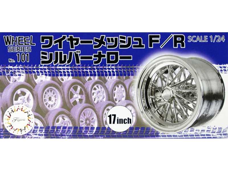 Wheel Series No.101 Wire Mesh F/R Silver Narrow 17-inch - zdjęcie 1 Wheel Series No.101 Wire Mesh F/R Silver Narrow 17-inch - zdjęcie 1
