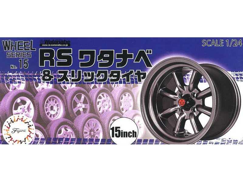 Wheel Series No.15 Rs Watanabe & Slick Tire 15-inch - zdjęcie 1 Wheel Series No.15 Rs Watanabe & Slick Tire 15-inch - zdjęcie 1