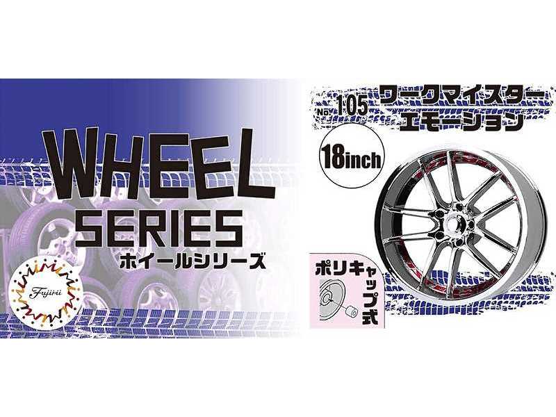 Wheel Series No.105 Work Meister Emotion 18-inch - zdjęcie 1 Wheel Series No.105 Work Meister Emotion 18-inch - zdjęcie 1