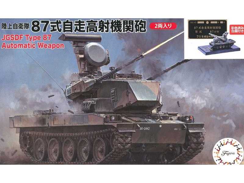 Jgsdf Type 87 Self-propelled Anti-aircraft Gun (With Painted Ped - zdjęcie 1 Jgsdf Type 87 Self-propelled Anti-aircraft Gun (With Painted Ped - zdjęcie 1