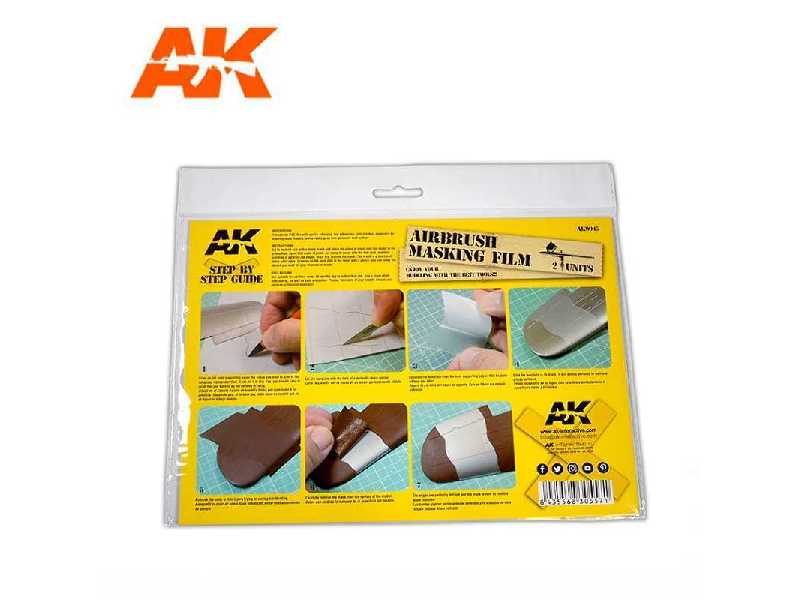 Airbrushing Masking Film 2 X A4 - zdjęcie 1 Airbrushing Masking Film 2 X A4 - zdjęcie 1
