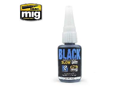 Black Slow Dry Cyanoacrylate - zdjęcie 1