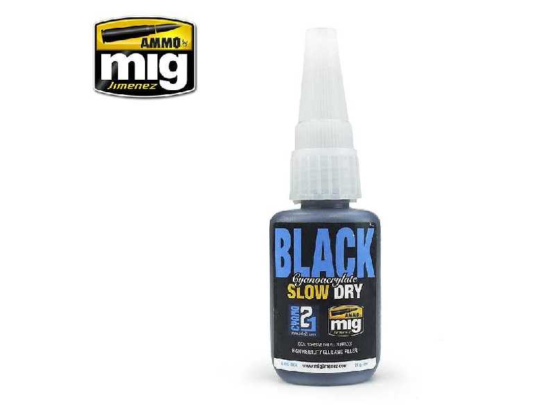 Black Slow Dry Cyanoacrylate - zdjęcie 1 Black Slow Dry Cyanoacrylate - zdjęcie 1