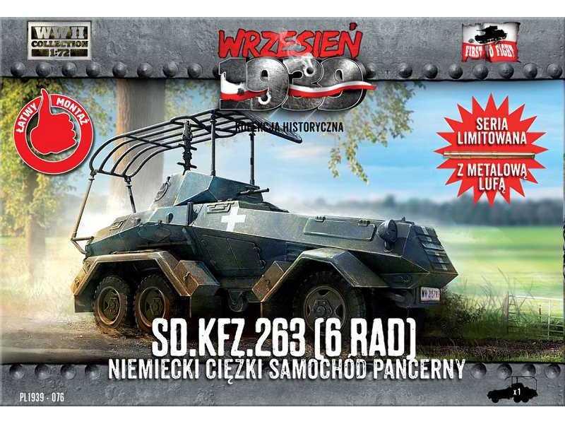 Niemiecki samochód pancerny Sd.Kfz. 263 6 Rad - zdjęcie 1