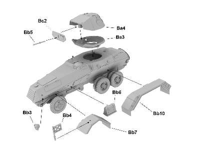 Niemiecki samochód pancerny Sd.Kfz. 263 6 Rad - zdjęcie 5