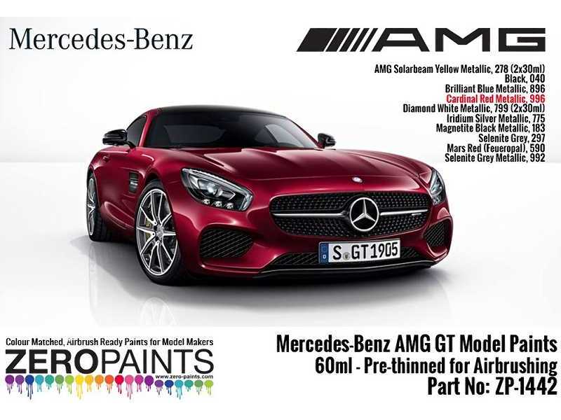 1442 Mercedes Amg Gt Cardinal Red Metallic - zdjęcie 1