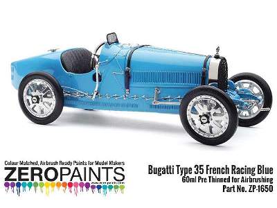 1650 Bugatti Type 35 French Racing Blue - zdjęcie 1
