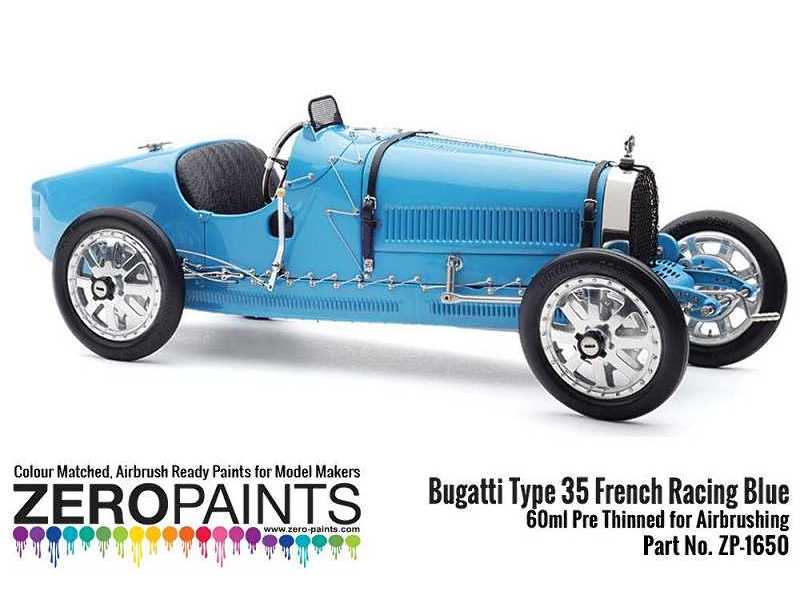 1650 Bugatti Type 35 French Racing Blue - zdjęcie 1