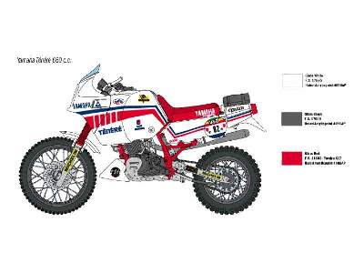 Yamaha Ténéré 660cc Paris Dakar 1986 - zdjęcie 4