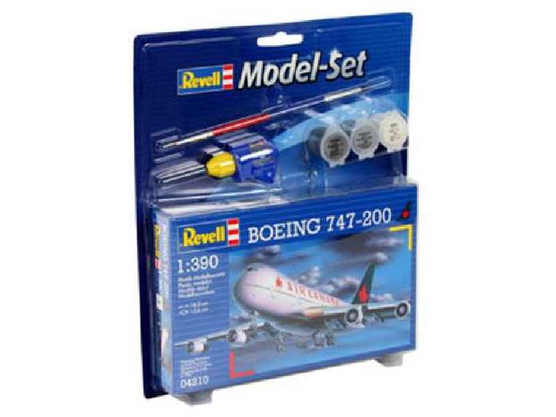 Boeing 747 - zestaw podarunkowy - zdjęcie 1 Boeing 747 - zestaw podarunkowy - zdjęcie 1