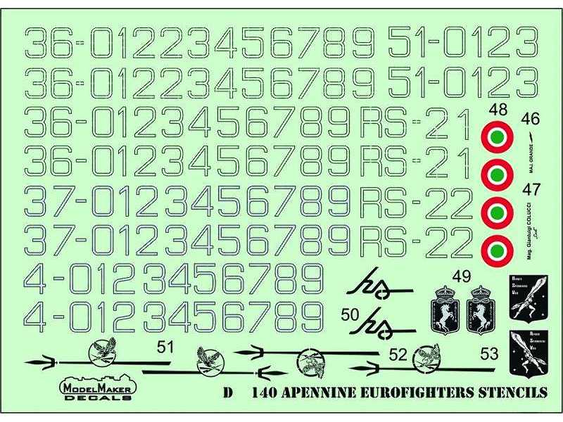 Apennine Eurofighters Generic Set - zdjęcie 1