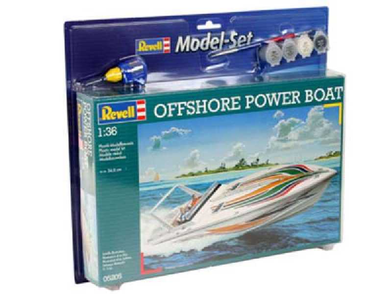 Łódź motorowa Offshore Powerboat - zestaw podarunkowy - zdjęcie 1 Łódź motorowa Offshore Powerboat - zestaw podarunkowy - zdjęcie 1