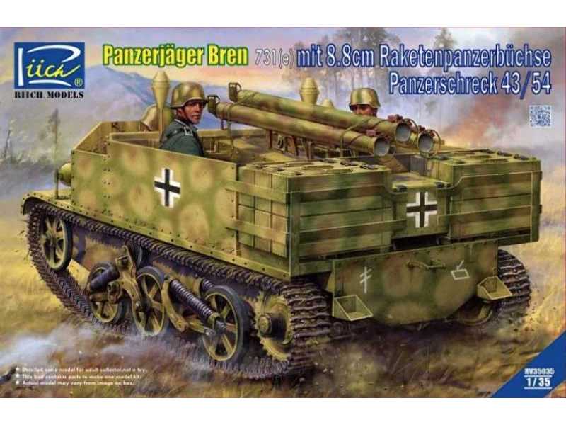Panzerjäger Bren 731(E) Mit 8.8cm Raketenpanzerbüchse Panzersch. - zdjęcie 1 Panzerjäger Bren 731(E) Mit 8.8cm Raketenpanzerbüchse Panzersch. - zdjęcie 1