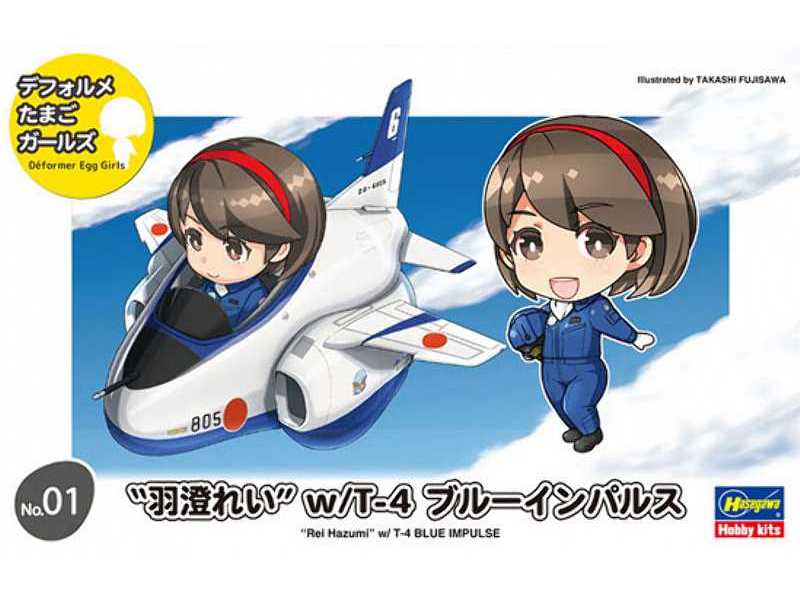 52244 Deformer Egg Girls 01 "Rei Hazumi" w/T-4 Blue Impulse - zdjęcie 1 52244 Deformer Egg Girls 01 "Rei Hazumi" w/T-4 Blue Impulse - zdjęcie 1
