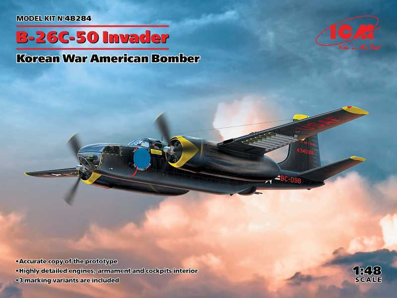 B-26C-50 Invader bombowiec amerykański - Korea - zdjęcie 1 B-26C-50 Invader bombowiec amerykański - Korea - zdjęcie 1