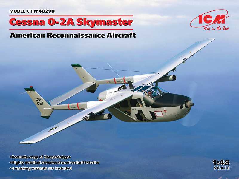 Cessna O-2A Skymaster - amerykański samolot zwiadowczy - zdjęcie 1 Cessna O-2A Skymaster - amerykański samolot zwiadowczy - zdjęcie 1