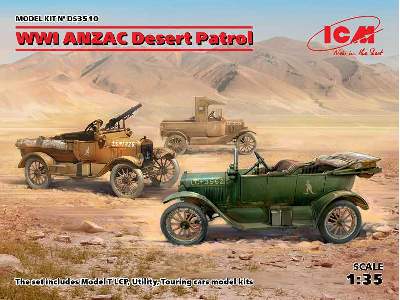 WWI ANZAC patrol pustynny Ford T LCP, Utility, Touring 3 model - zdjęcie 1