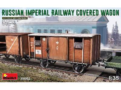 Russian Imperial Railway Covered Wagon - zdjęcie 1