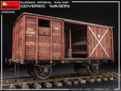 Russian Imperial Railway Covered Wagon - zdjęcie 19