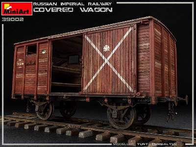 Russian Imperial Railway Covered Wagon - zdjęcie 20