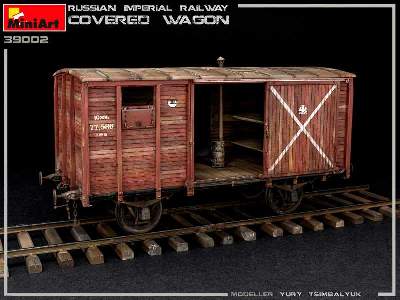 Russian Imperial Railway Covered Wagon - zdjęcie 24