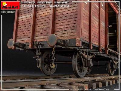 Russian Imperial Railway Covered Wagon - zdjęcie 32