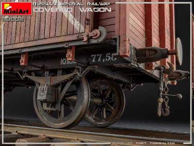 Russian Imperial Railway Covered Wagon - zdjęcie 33