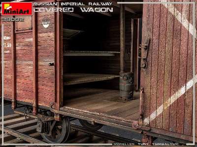 Russian Imperial Railway Covered Wagon - zdjęcie 34