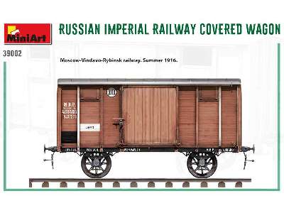 Russian Imperial Railway Covered Wagon - zdjęcie 40