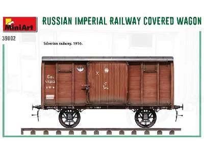Russian Imperial Railway Covered Wagon - zdjęcie 41