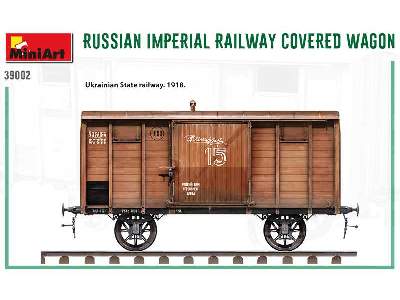 Russian Imperial Railway Covered Wagon - zdjęcie 43