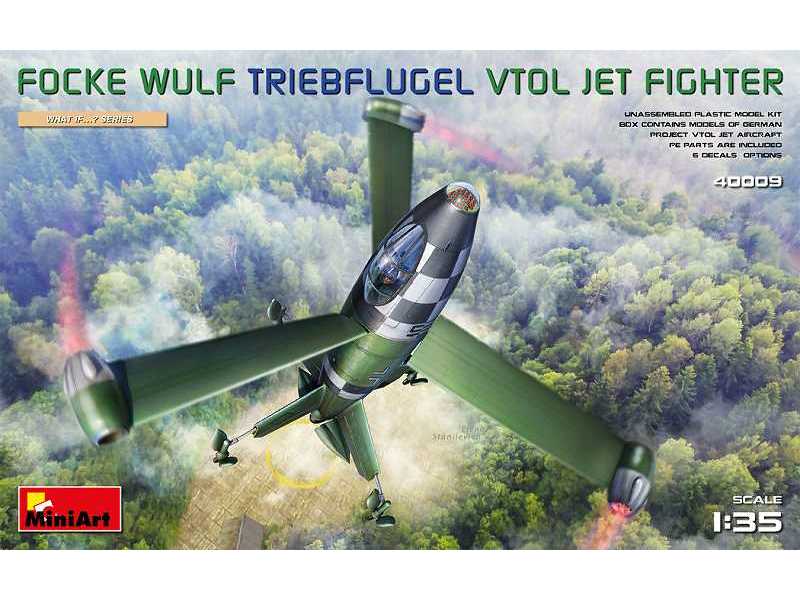 Focke Wulf Triebflugel Vtol samolot odrzutowy pionowego startu - zdjęcie 1 Focke Wulf Triebflugel Vtol samolot odrzutowy pionowego startu - zdjęcie 1