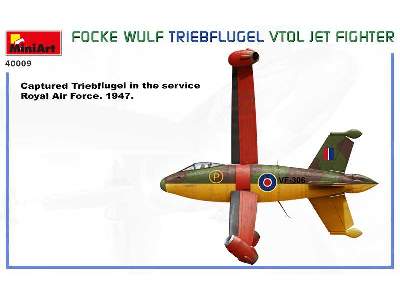 Focke Wulf Triebflugel Vtol samolot odrzutowy pionowego startu - zdjęcie 21