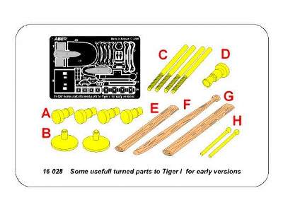Pożyteczne części do czołgu Tiger I wczesnych wersji - zdjęcie 10