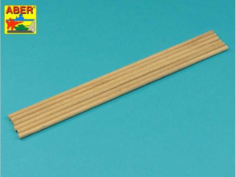 Pręty drewniane śr. 5 mm długość 245mm x 6 szt. - zdjęcie 1 Pręty drewniane śr. 5 mm długość 245mm x 6 szt. - zdjęcie 1
