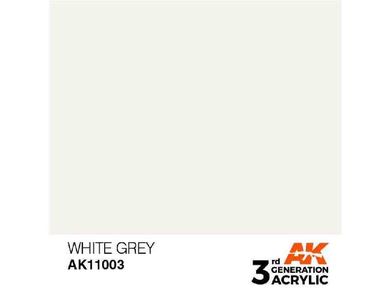 AK 11003 White Grey - zdjęcie 1