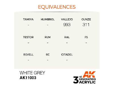 AK 11003 White Grey - zdjęcie 2