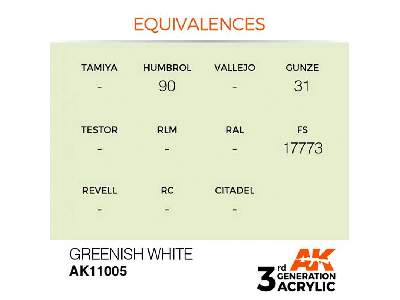 AK 11005 Greenish White - zdjęcie 2