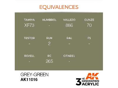 AK 11016 Grey-green - zdjęcie 2