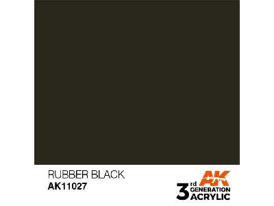 AK 11027 Rubber Black - zdjęcie 1