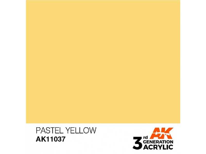 AK 11037 Pastel Yellow - zdjęcie 1