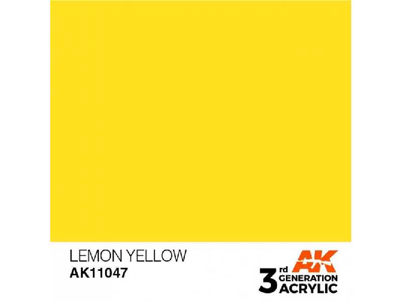 AK 11047 Lemon Yellow - zdjęcie 1