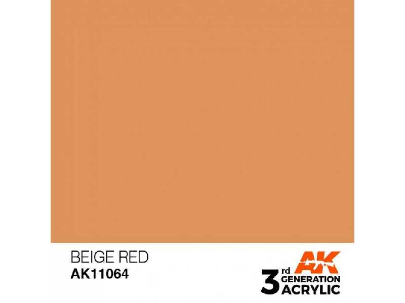AK 11064 Beige Red - zdjęcie 1