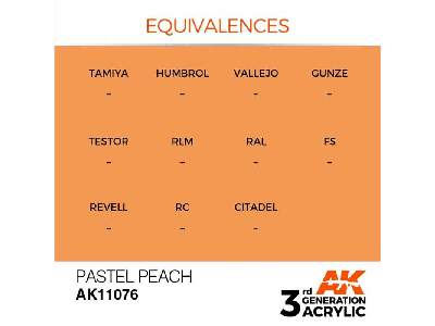 AK 11076 Pastel Peach - zdjęcie 2