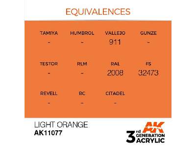 AK 11077 Light Orange - zdjęcie 2