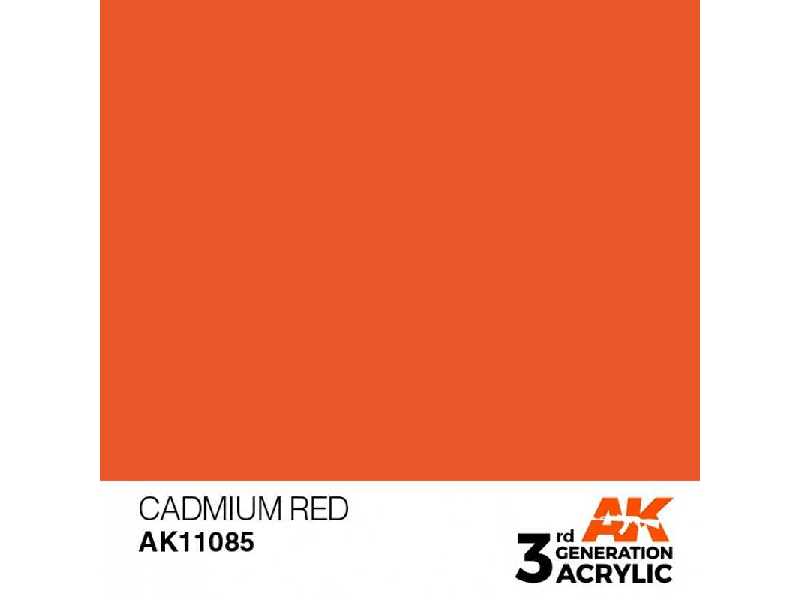 AK 11085 Cadmium Red - zdjęcie 1 AK 11085 Cadmium Red - zdjęcie 1
