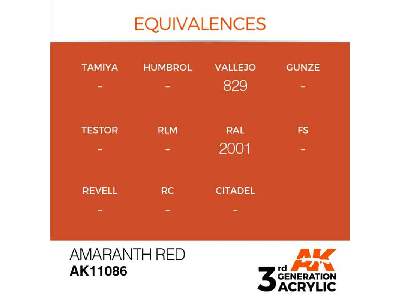 AK 11086 Amaranth Red - zdjęcie 2