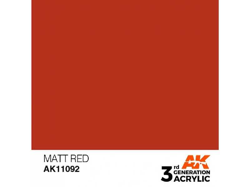 AK 11092 Matt Red - zdjęcie 1 AK 11092 Matt Red - zdjęcie 1