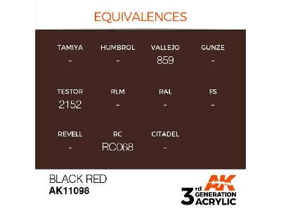 AK 11098 Black Red - zdjęcie 2